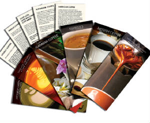 Coffee education, coffee calendars and coffee cards for coffee lovers interested in coffee lore, coffee history and coffee recipes.